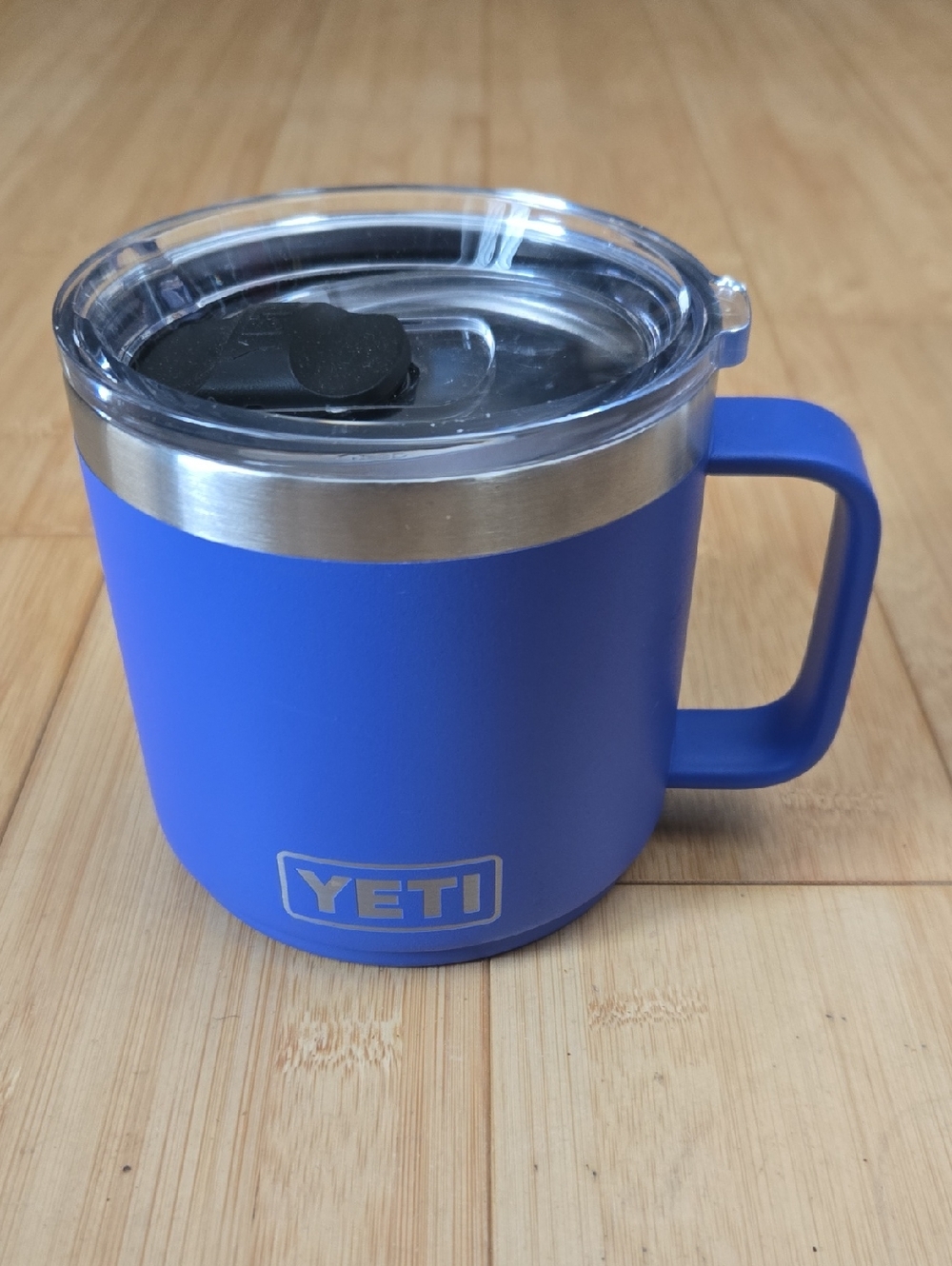 YETI Stainless Steel Insulated Travel 14oz Coffee Mug w/ Lid Ultramarine Violet